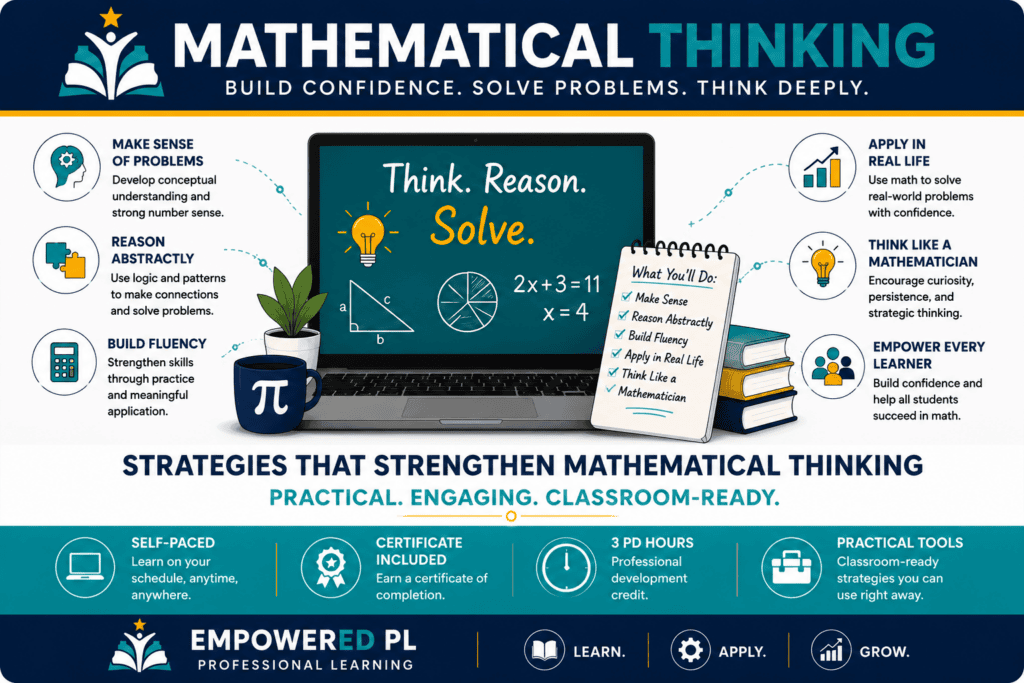 Mathematical Thinking for Teachers