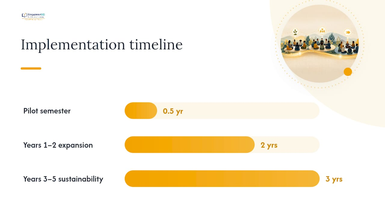 What Does Schoolwide Implementation Actually Require? — overview diagram