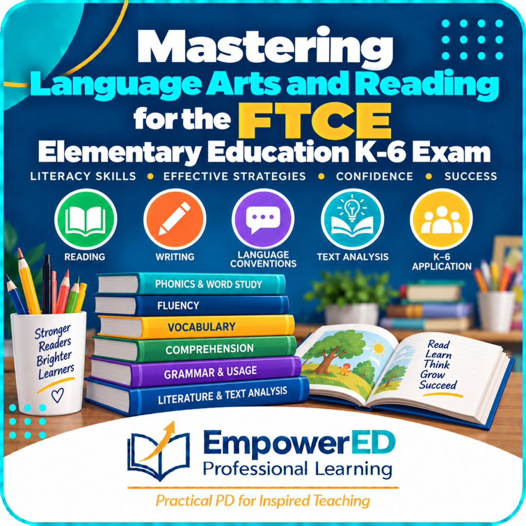 Mastering Language Arts and Reading for the FTCE Elementary Education K-6 Exam